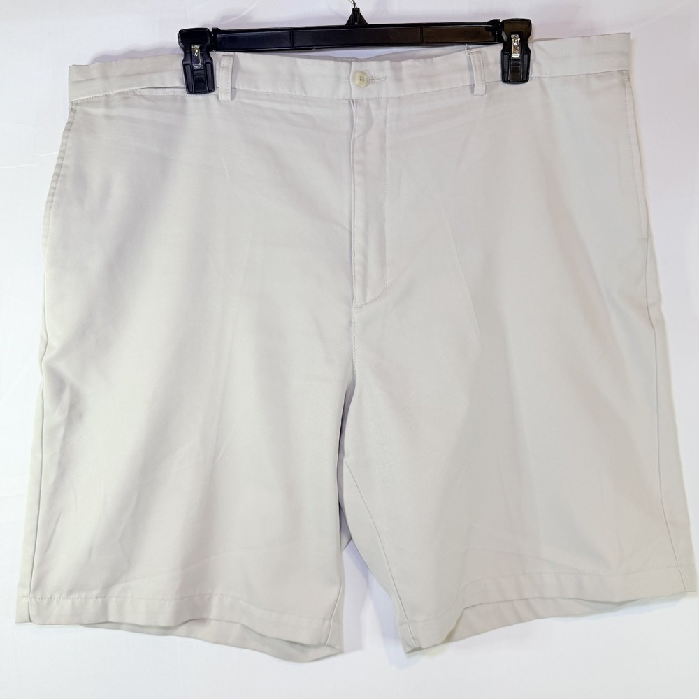 Ben‎ Hogan Performance Shorts Men's 36 Khaki Flat Front Golf Casual
